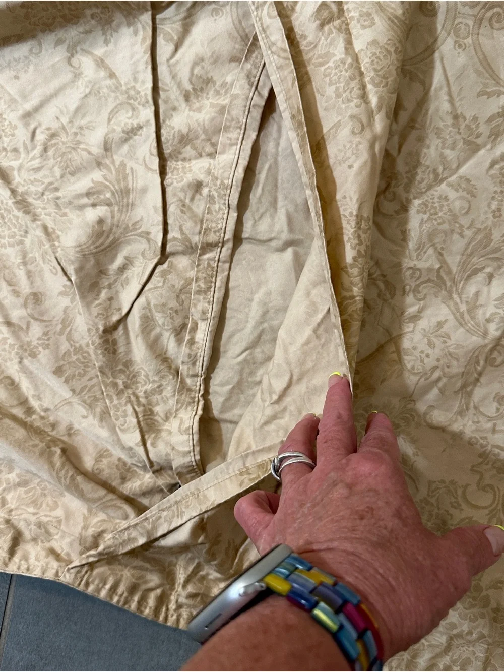 VTG Lauren Ralph‎ Lauren Avery Pillowcase 1 King Size 39 X 20